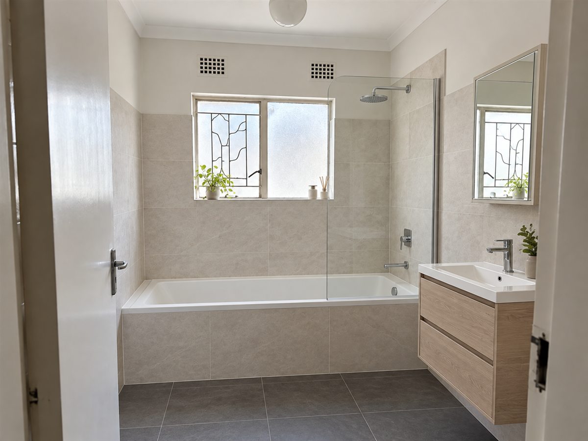 Bathroom after PlumbTech renovation